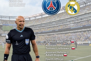 官方：波兰名哨马奇尼亚克将执法巴黎vs皇马的世俱杯焦点战